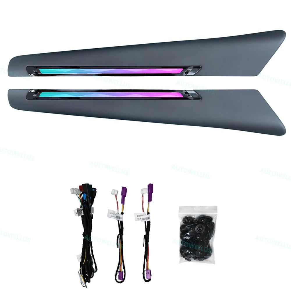 Black Grayt Door Panel Replacement Crystal Ambient Light For BMW 5 Series G60 Rear Door, 5 Series G60 Ambient Lighting Upgrade