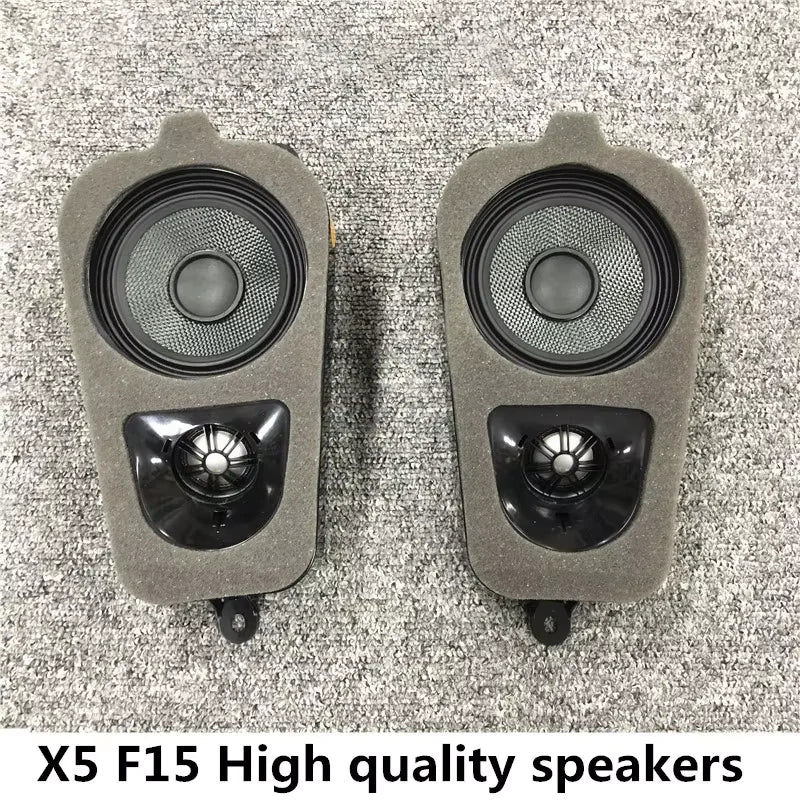 Car Rear Surround Speaker Cover For BMW X5 F15 X6 F16 Series  High Quality Audio Loudspeaker Trumpet Horn Head Treble Decor