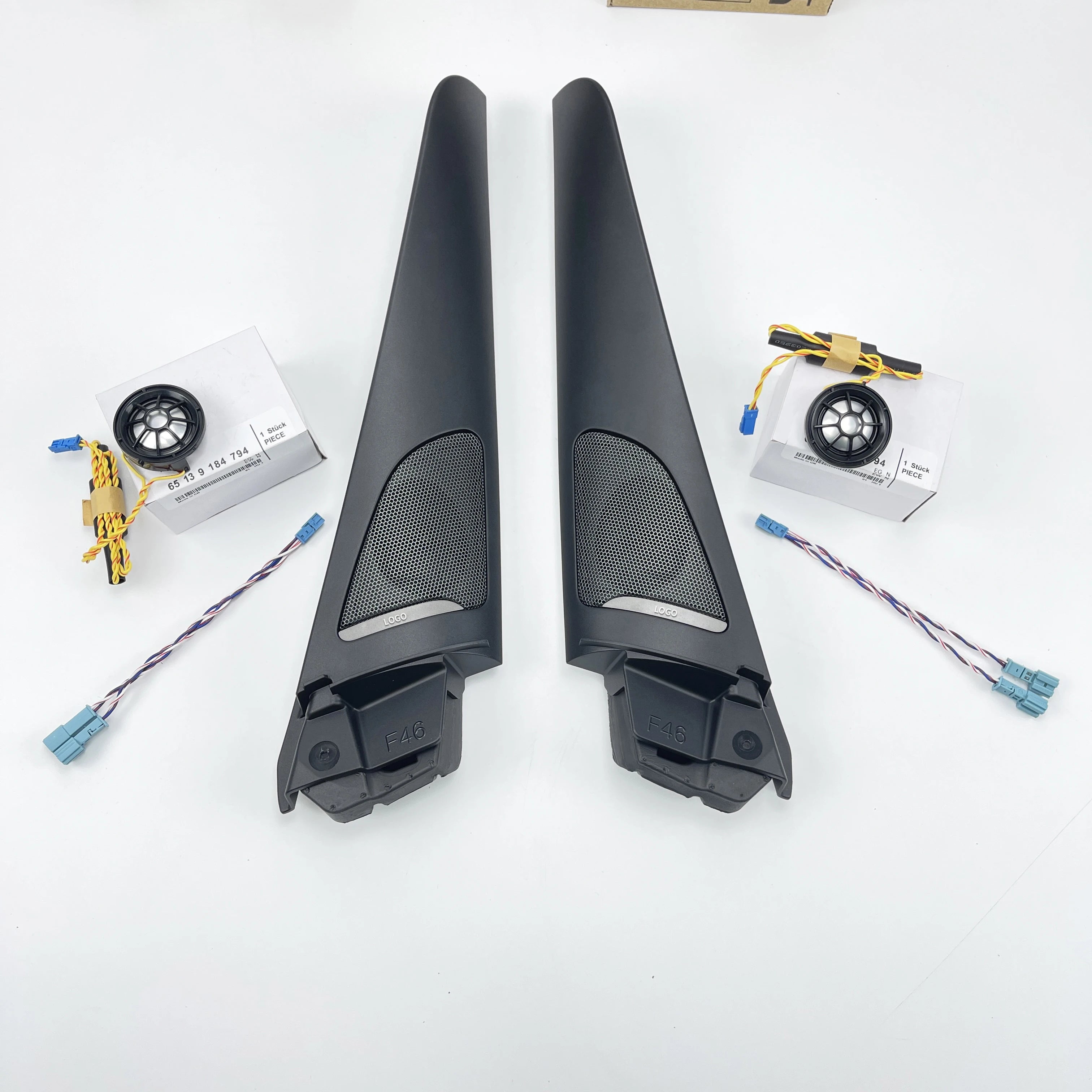 Car Tweeter Midrange Speakers Subwoofer For BMW F45 F46 2 Series 218i 220i High Quality Horn Bass loudspeaker Audio Treble Cover