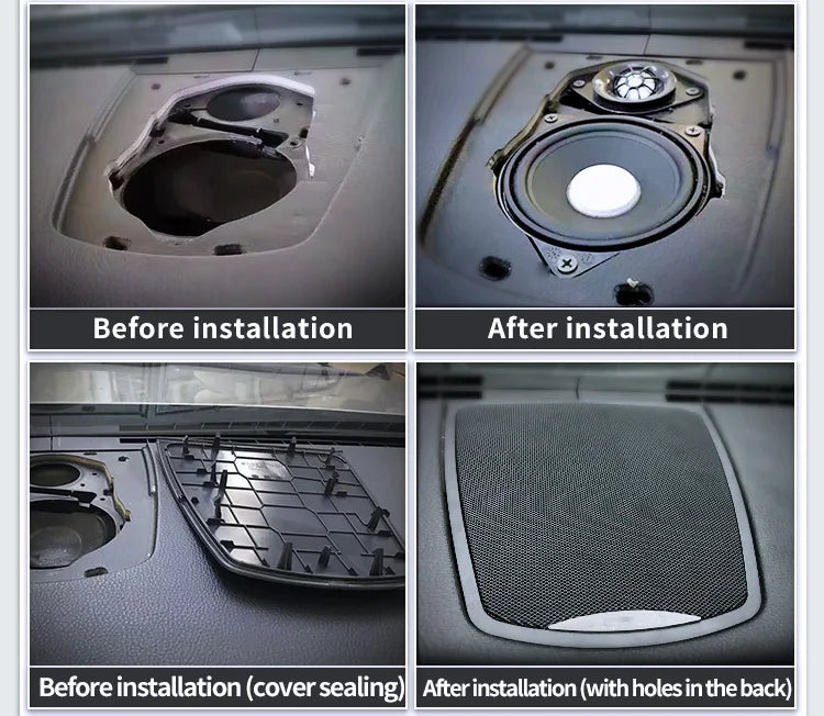 Car Front Door Tweeter Cover for BMW F10 F11 5 Series Trumpet Head Treble Audio Horn Frame Decoration Trim Speakers Loudspeaker