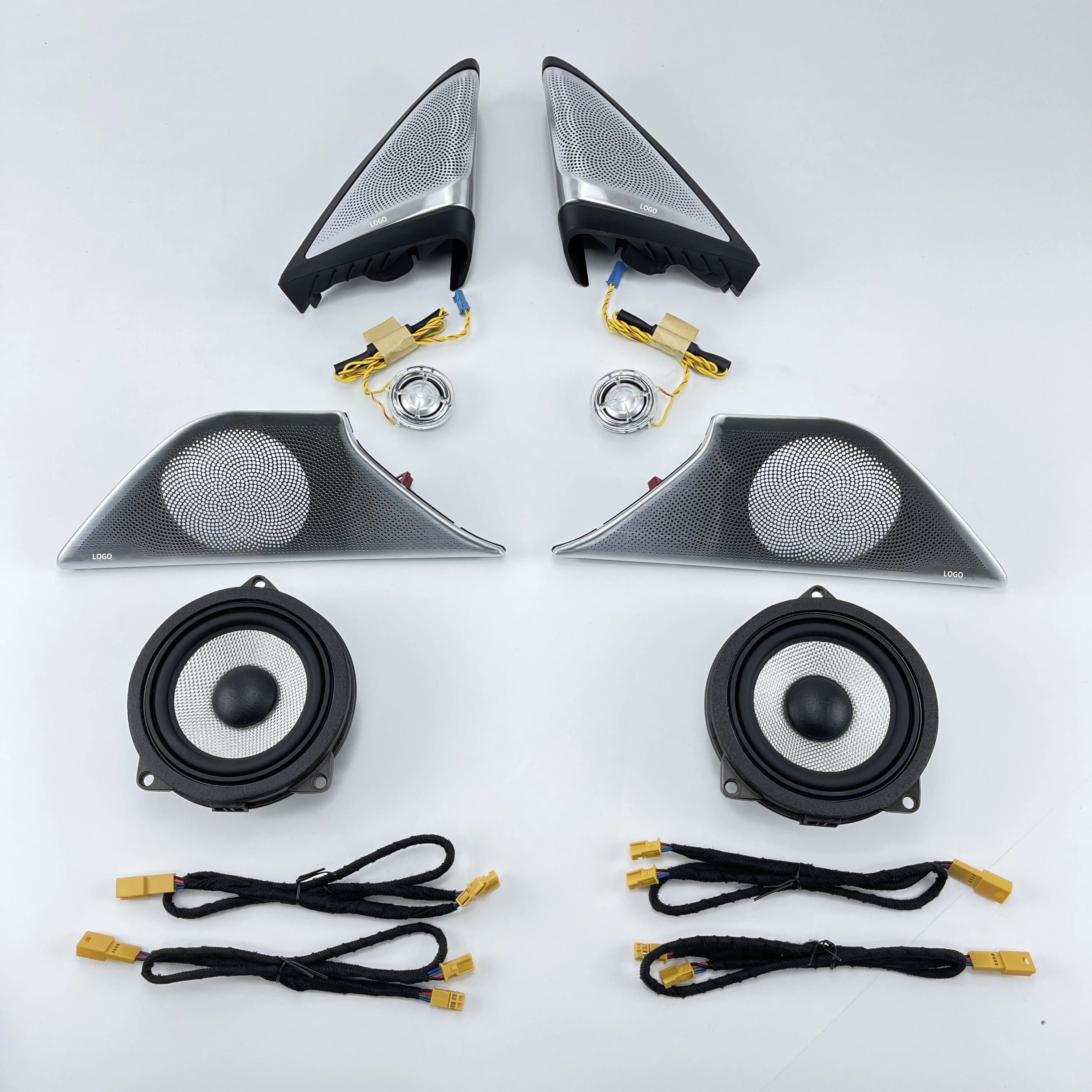 Luminous LED Cover For BMW G30 G31 New 5 Series Door Midrange Tweeter Lossless Sound Quality HiFi Music Stereo Speakers Horn