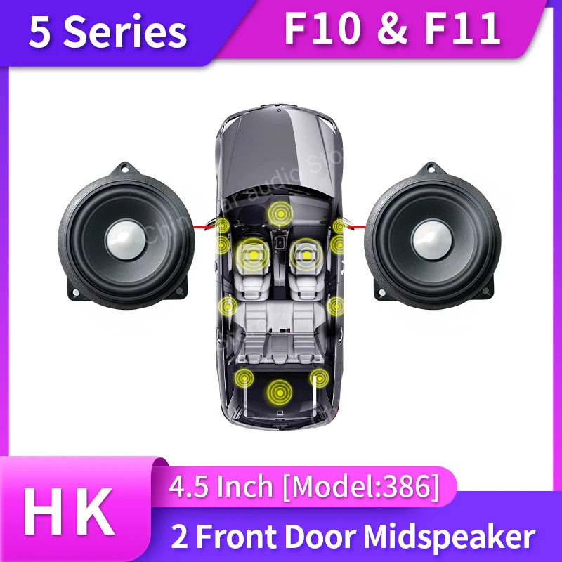 High Quality Audio Head Treble Horn Loudspeaker Music Sound Original Model Tweeter Speakers Covers Fit for BMW F10, F11 5 Series