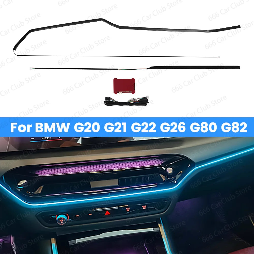 11 Colors LED Center Console Instrument Lights for BMW New 3 Series G20 G21 G22G26 G80Car Lnterior Decorative Ambient Light Part