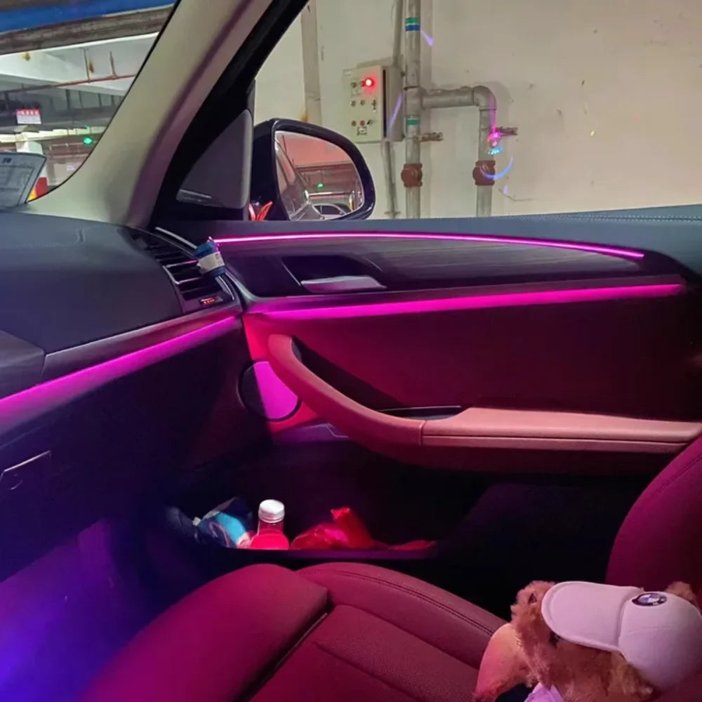 64 Colors Car Ambient Light for BMW X3 X4 G08 G02 2018-2024 Dynamic Auto Interior Lighting Car Accessories Modification Kit