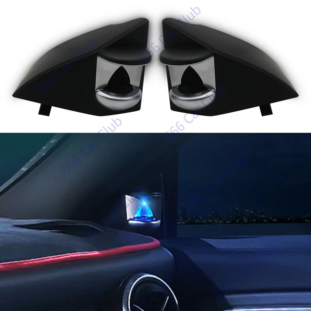 12 Colours Ambient Lights For Mercedes-Benz A/CLA/GLA  W176 W117 W156  A45 CLA45 LED Car Air Vents Turbine Nozzle Decorate Lamp