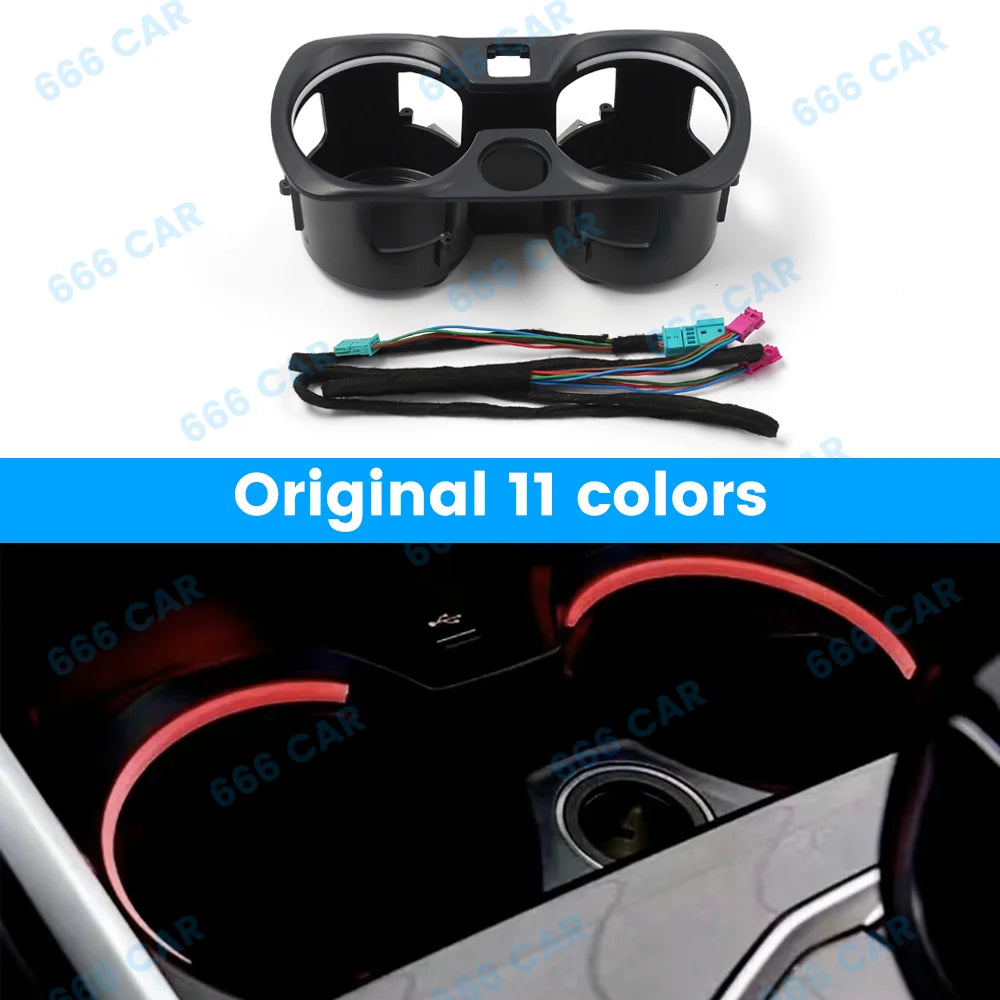 Center Console Saddle Light For BMW New 3/4 Series G20 G22 M3 M4 11 Color Car Decorative Interior Lamp LED Ambient Light Refit