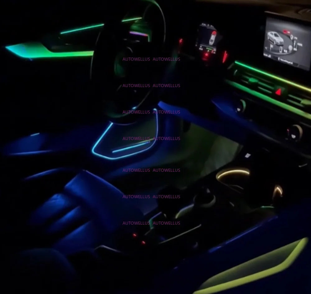 Ambient Light For Audi A5/S5(2 doors) 2017-2025 environmental Backlight Atmosphere Lamp Kit Symphony 256 Colors  APP MMI Control
