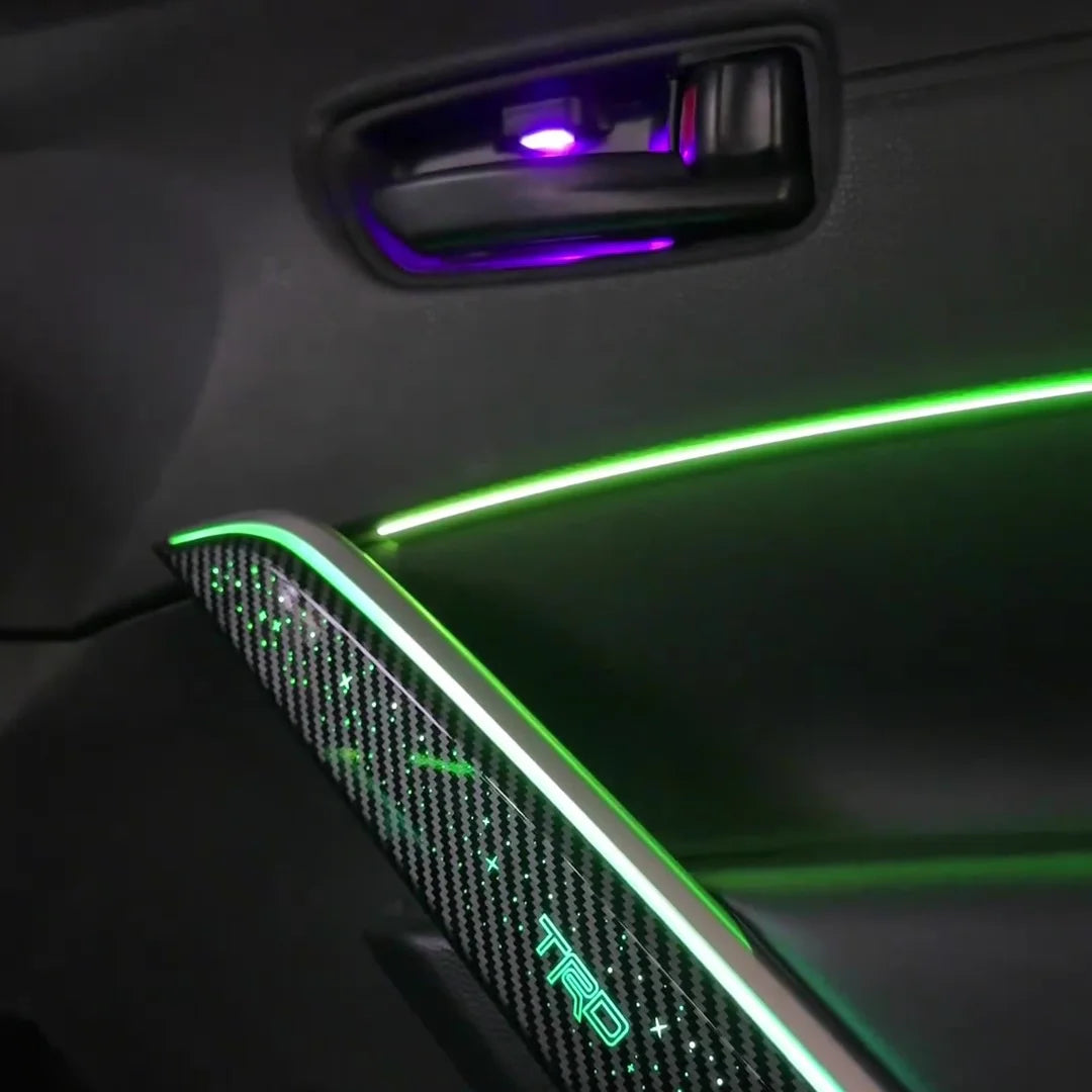 Upgrade Car Interior LED LHD/RHD Colorful Lights 64-color Ambient Lighting Kit For Toyota COROLLA CROSS 2022-2025