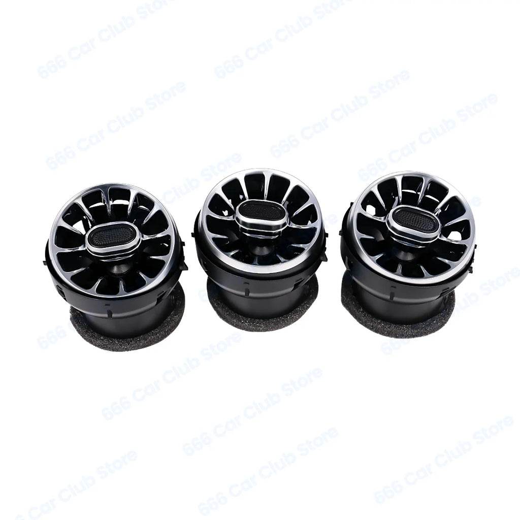 256 Colors Vents Ambient light For Ford Mustang   New 2015-2021 Car LED Dashboard Air Conditioning Turbine LED  Air Outlet