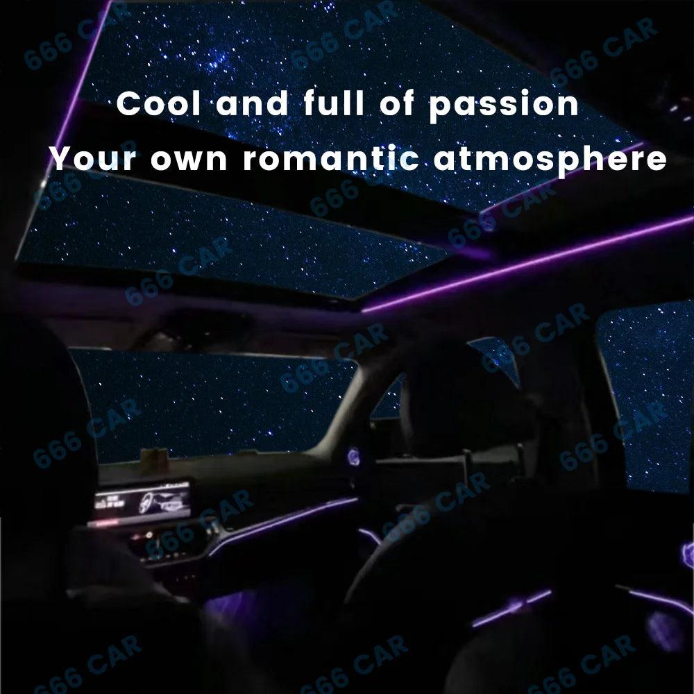 11 Colour LED Skylight For BMW 3/5/6/7 Series G20 G30 G01 G05 X3 X4 X5 X6 X7 6GT Car Roof Panoramic Sunroof Light Ambient Lights