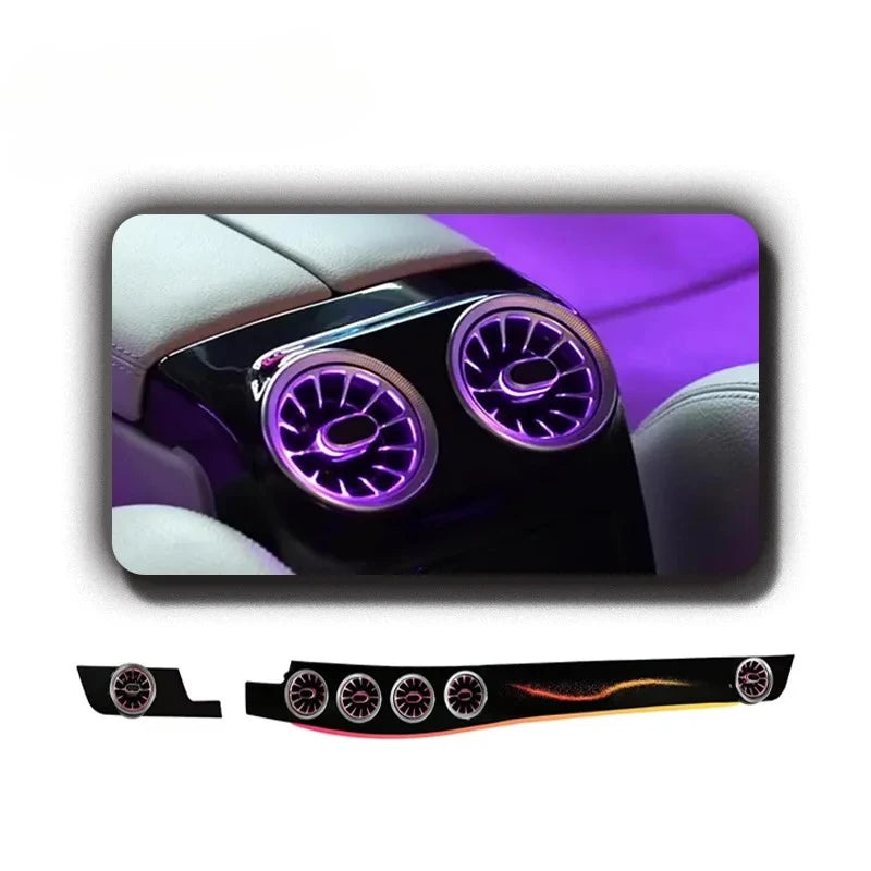 Upgrade Car Ambient Light For Mercedes-Benz E-Class W212 2010-2015 64 Colors Rainbow Car Interior Led Light Accessories