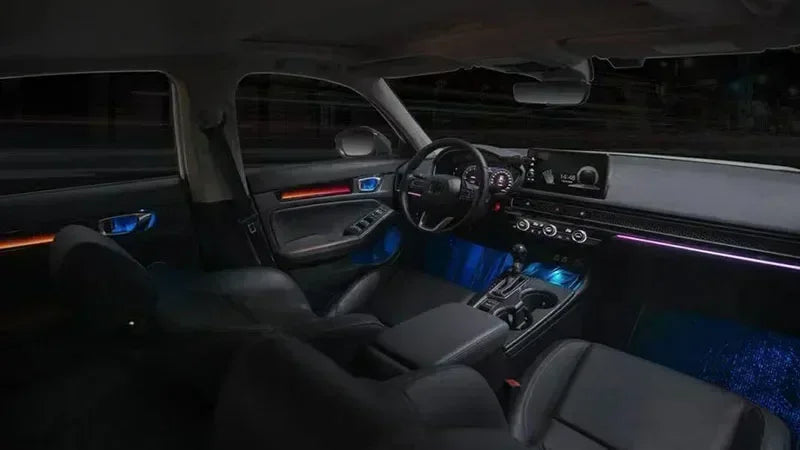 Auto Accessaries64 Colors LED Decorate Ambient Light For Honda 11th Civic Integra 2022 Lamp Replacement Active Shadow Inter Door