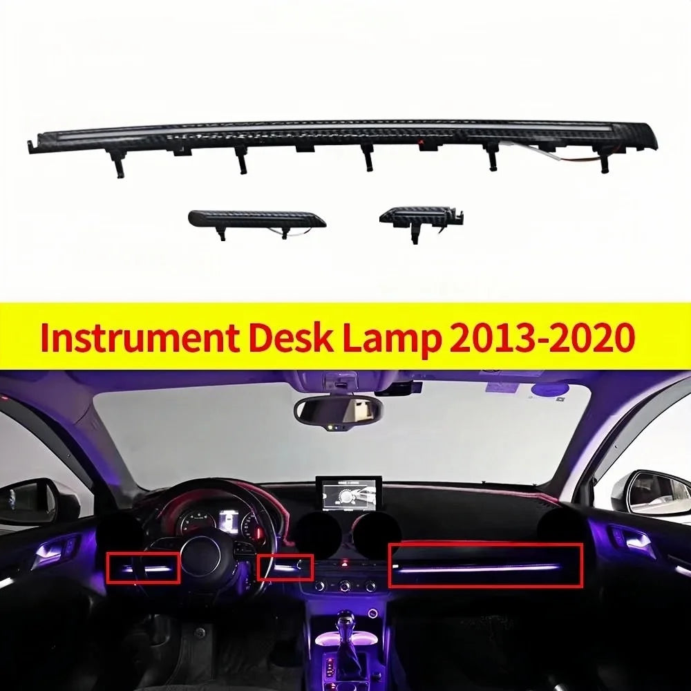 256 Colours Bluetooth APP Control For Audi A3 S3 RS3 8V 8Y 8P 2004-2020 Turbo Nozzle Ambient Light Dashboard Air Vent Turbine
