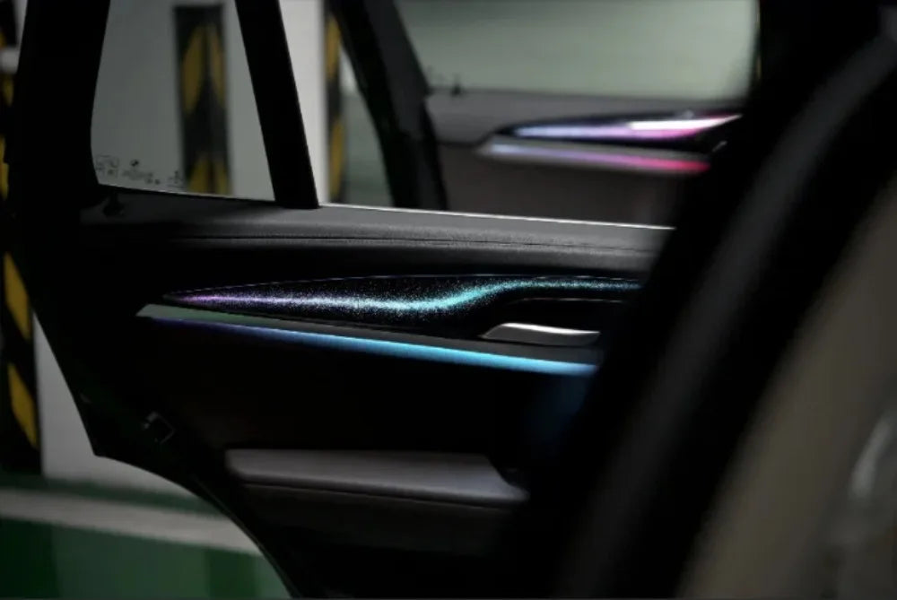 Interior Atmosphere Lighting 64 Color for BMW 2018-2024 X3 X4 G08 G02 Car Ambient Light Auto Accessories Interior Decoration