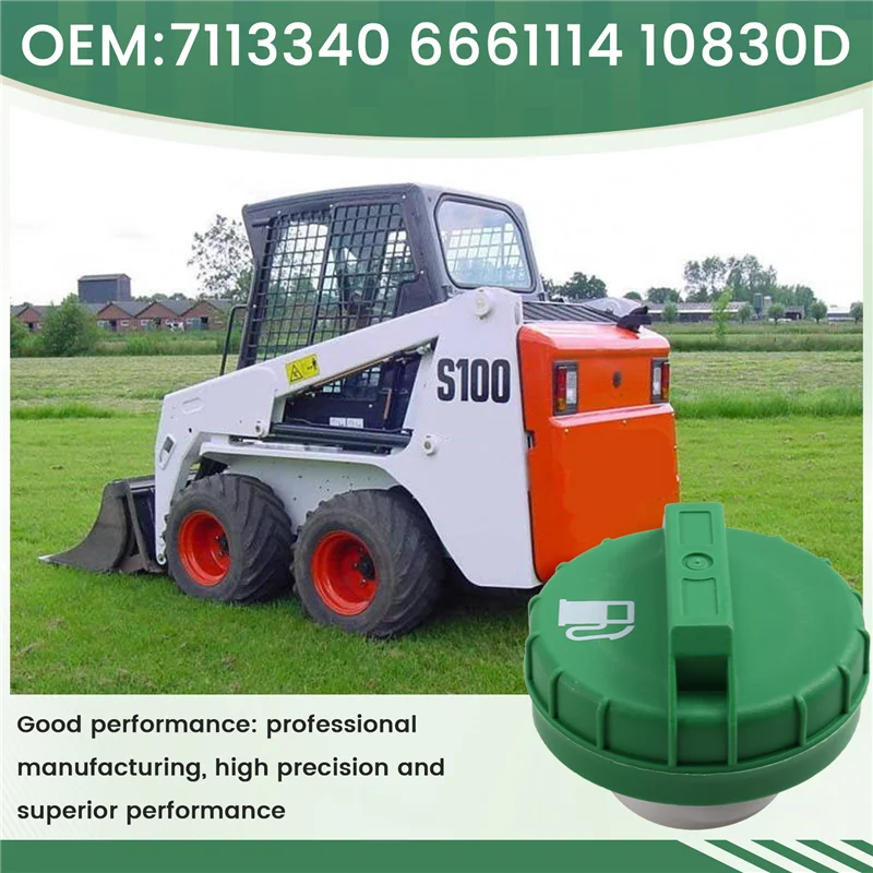 Car Tank Cover Inside Fuel Tank Cap Diesel Fuel Cap 7113340 6661114 10830D For Bobcat S100 S220 S300