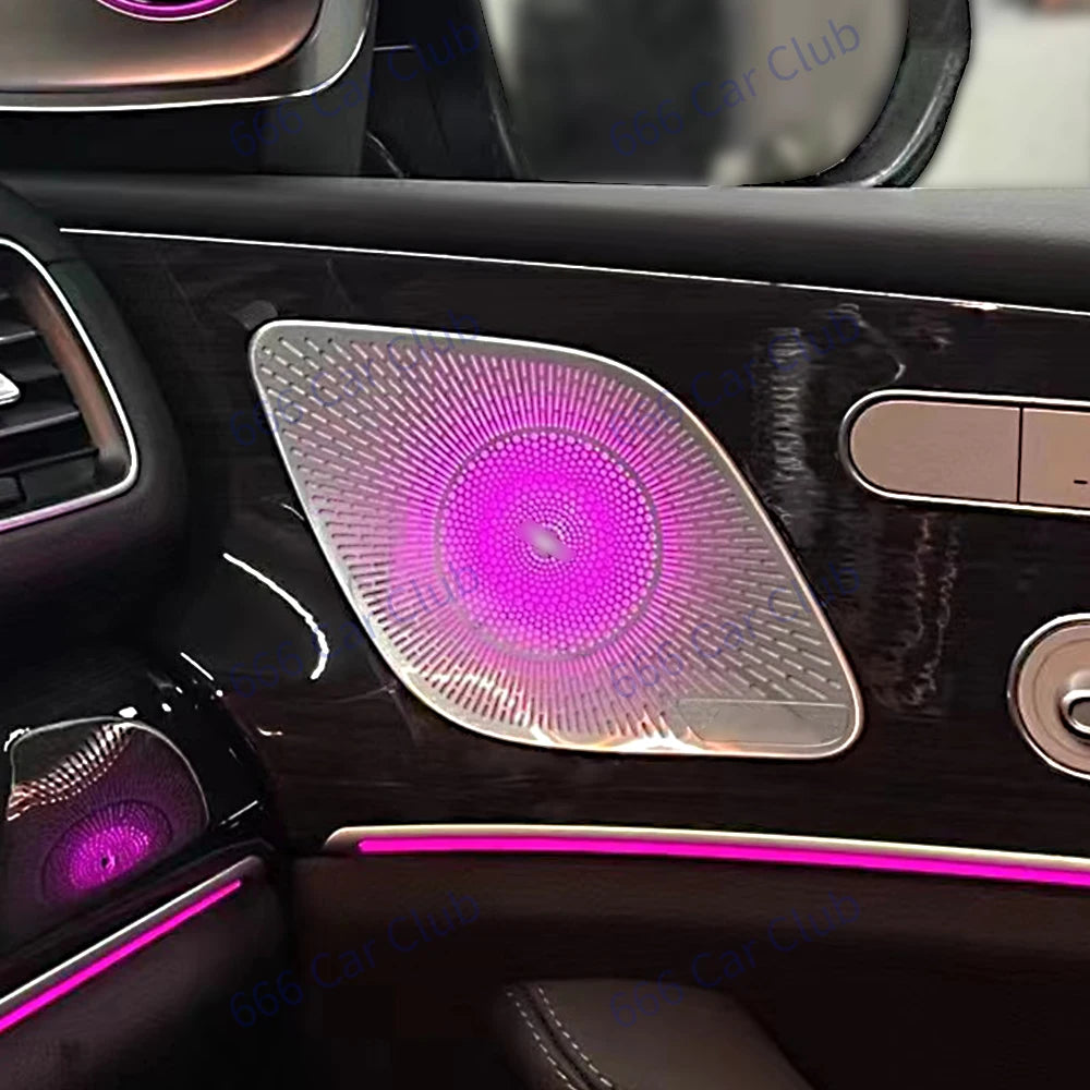 64 Colours LED Midrange Speaker Cover For Mercedes Benz GLE GLS W167 GLS63 GLE53 Coupe Car Door Horn Decorative Ambient Light