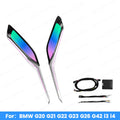 LED Crystal Saddle Light for BMW 3 4 Series G20 G22 M3 M4 - Center Console Lighting Upgrade Original car 11 Color Ambient Light