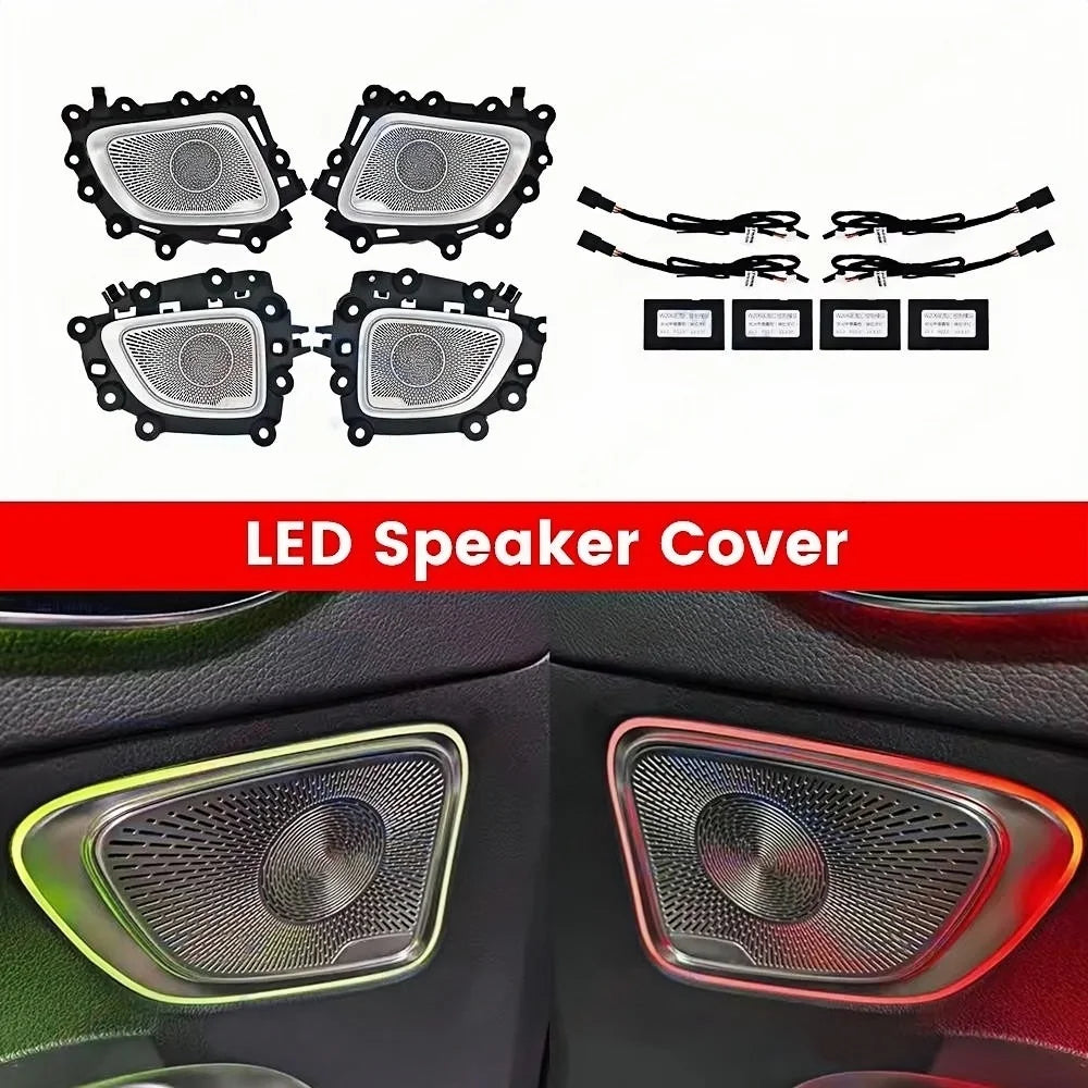 64 Colors For Mercedes Benz C-Class W206 Led Turbine Nozzle Ambient Light Air Vent Lamp New Outlet Turbo Interior Air Vent
