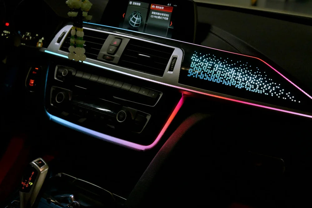 Interior Atmosphere Lighting 64 Color for BMW 2013-2019 3 Series F30 F31 F34 F36 Car Ambient Light Decoration Accessoriesight