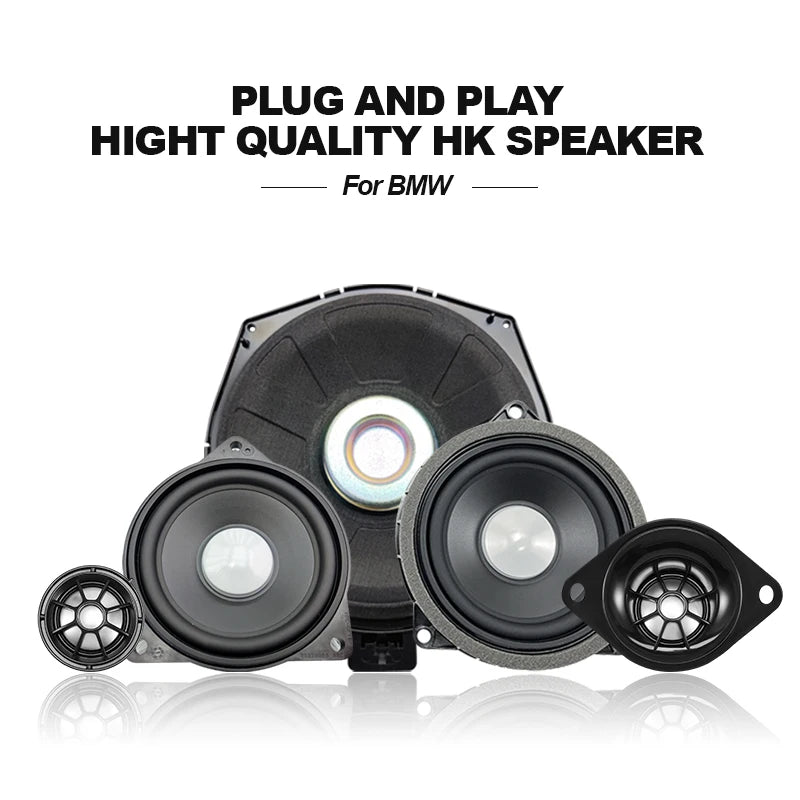 Car For BMW F25 F26 X3 X4 Series Front Door Tweeter Midrange Bass Speaker Loudspeaker Modification  Decoration Original Upgrade