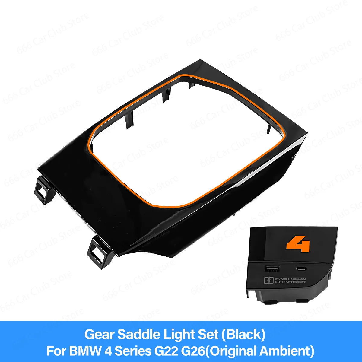 Center Console Saddle Light Panel Ambient Lighting For BMW 3 Series G20 4 Series G22 G26 G28 Interior Upgrade