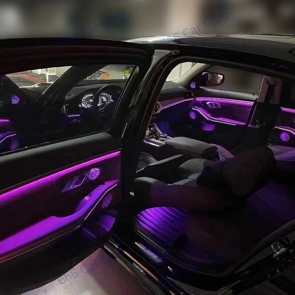 11 Colour Car Door Ambient light For BMW G20 M3 New 3 Series Interior Atmosphere Original Enhanced LED Decorative Lamp Refit Kit