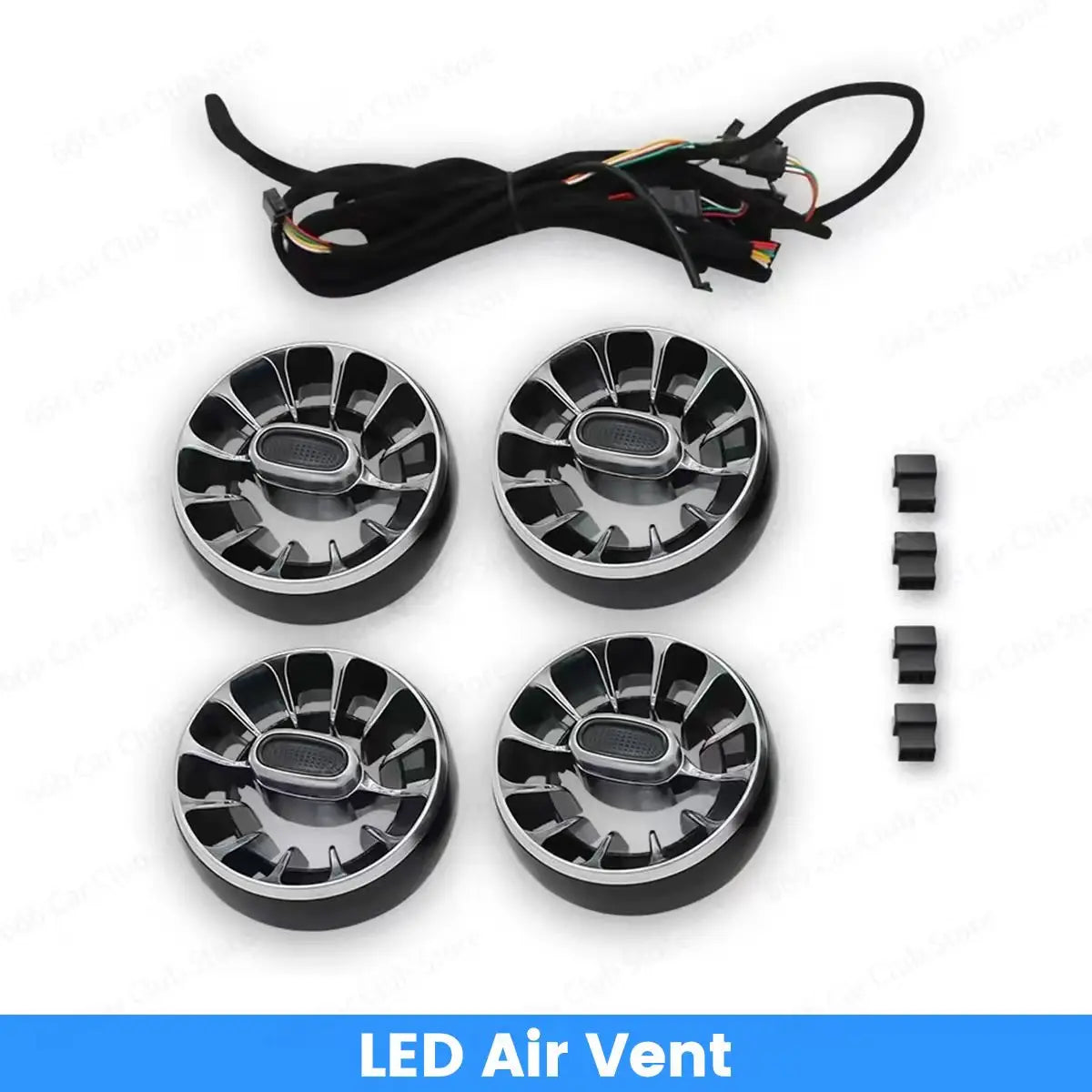 Mercedes Benz Car Ambient Light Vents 64 Colors GLK MB X204 2008-2015 Interior Lighting for Vehicle Vents