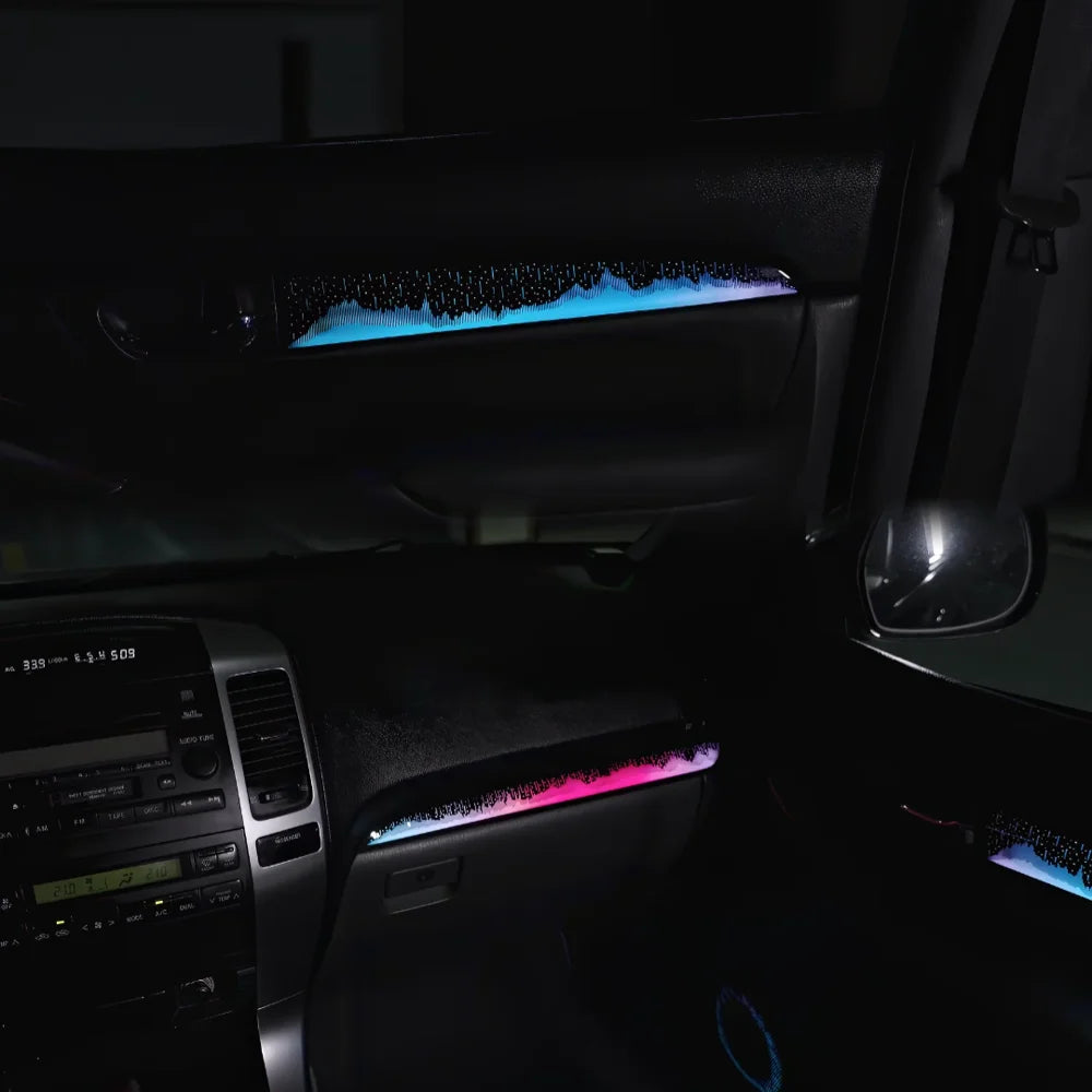 64 Colors Dazzling Ambient Lighting Suitable For Toyota Prado 2004-2009 Auto Car Led Lights Interior Upgrade Accessories
