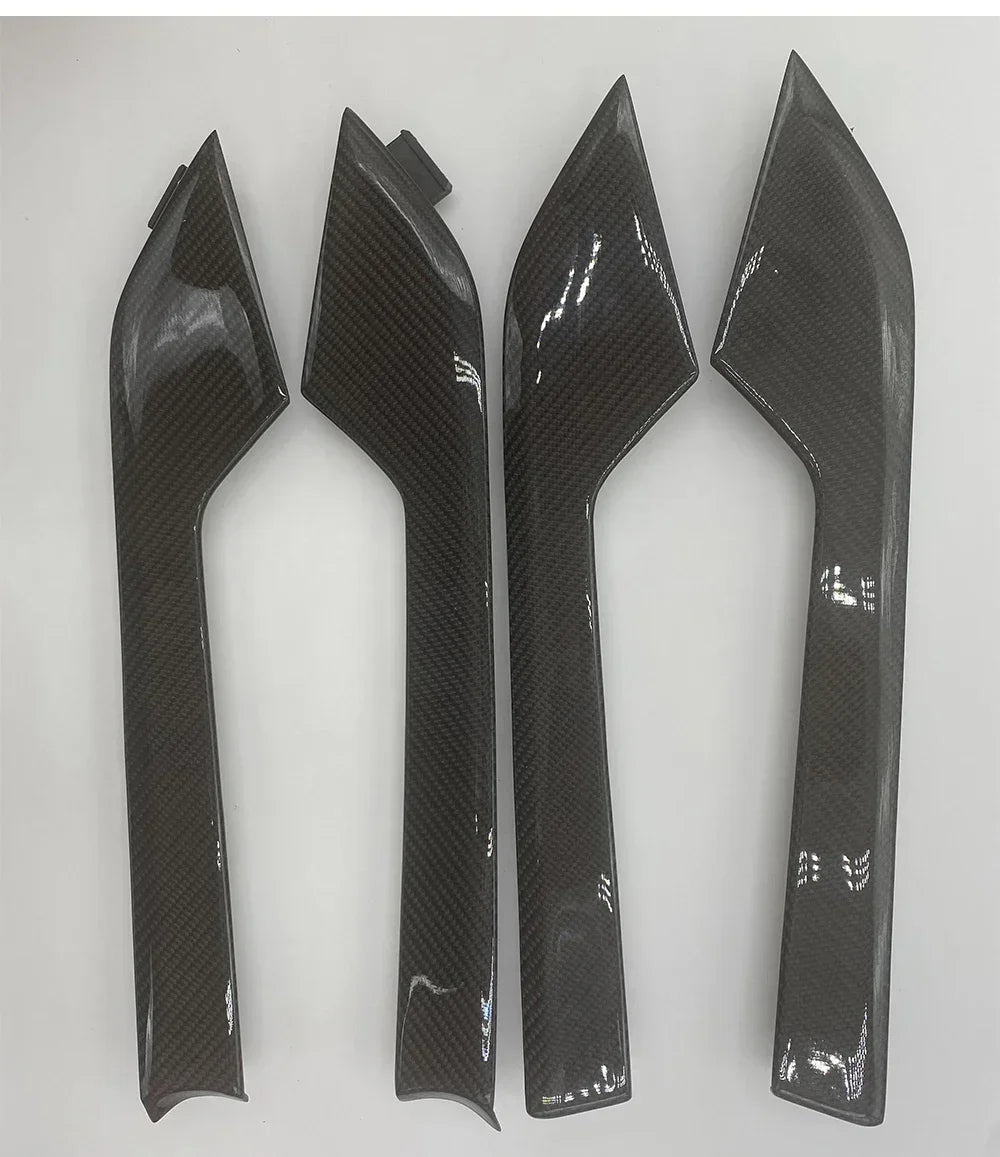 Auto AccessariesCarbon Fiber Sport Style Interior 7-piece Set For Audi B9 PA A4 A5 S4 S5 2017-2022 Interior Decorative Panel Str