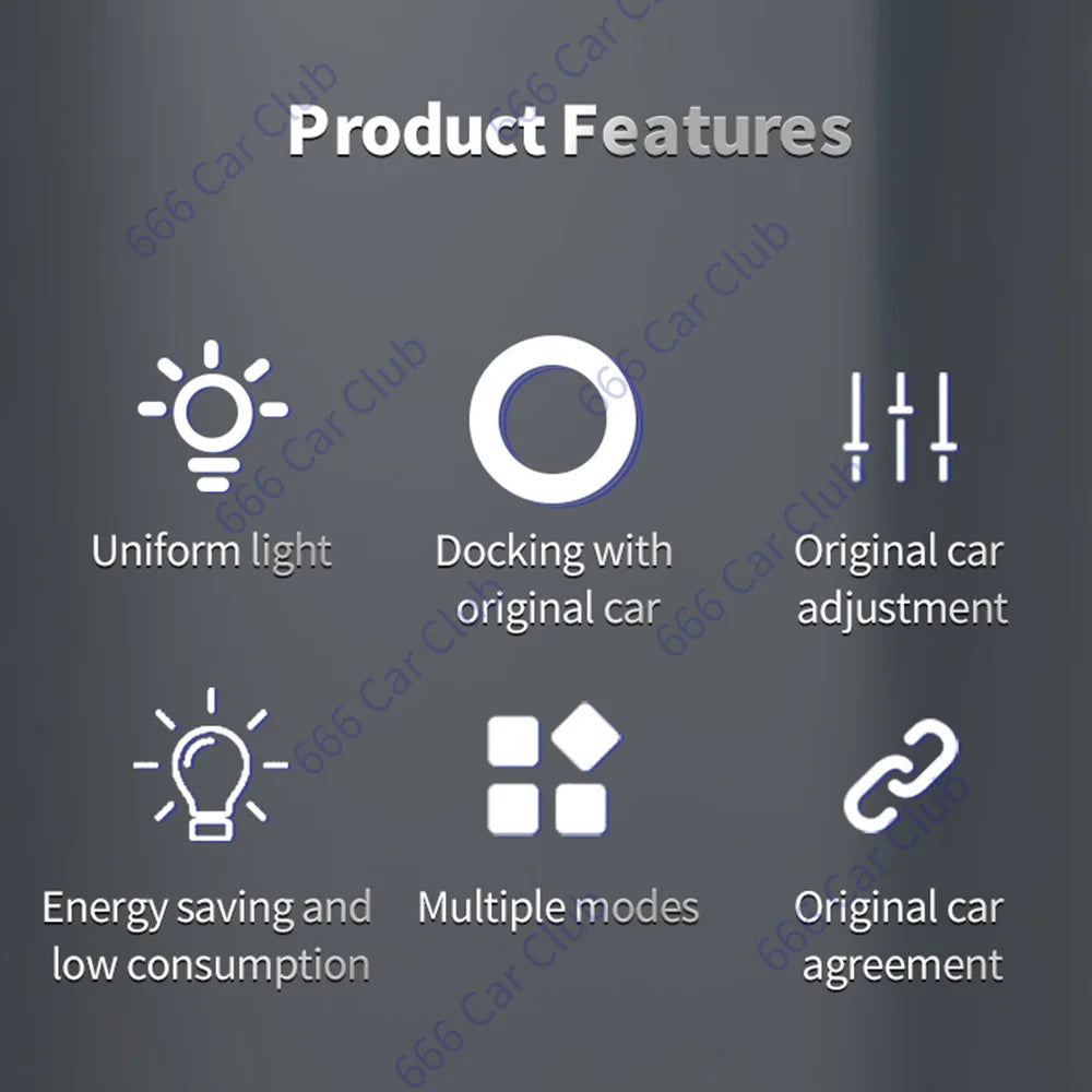 64 Colours LED Midrange Speaker Cover For Mercedes Benz GLE GLS W167 GLS63 GLE53 Coupe Car Door Horn Decorative Ambient Light