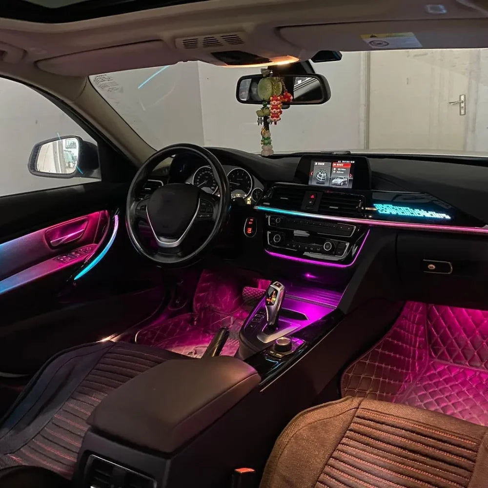 64 Color Car Ambient Lighting for BMW F30 F34 F36 3 Series 3GT 4 Series Symphony LED Atmosphere Light for Interior Upgrade