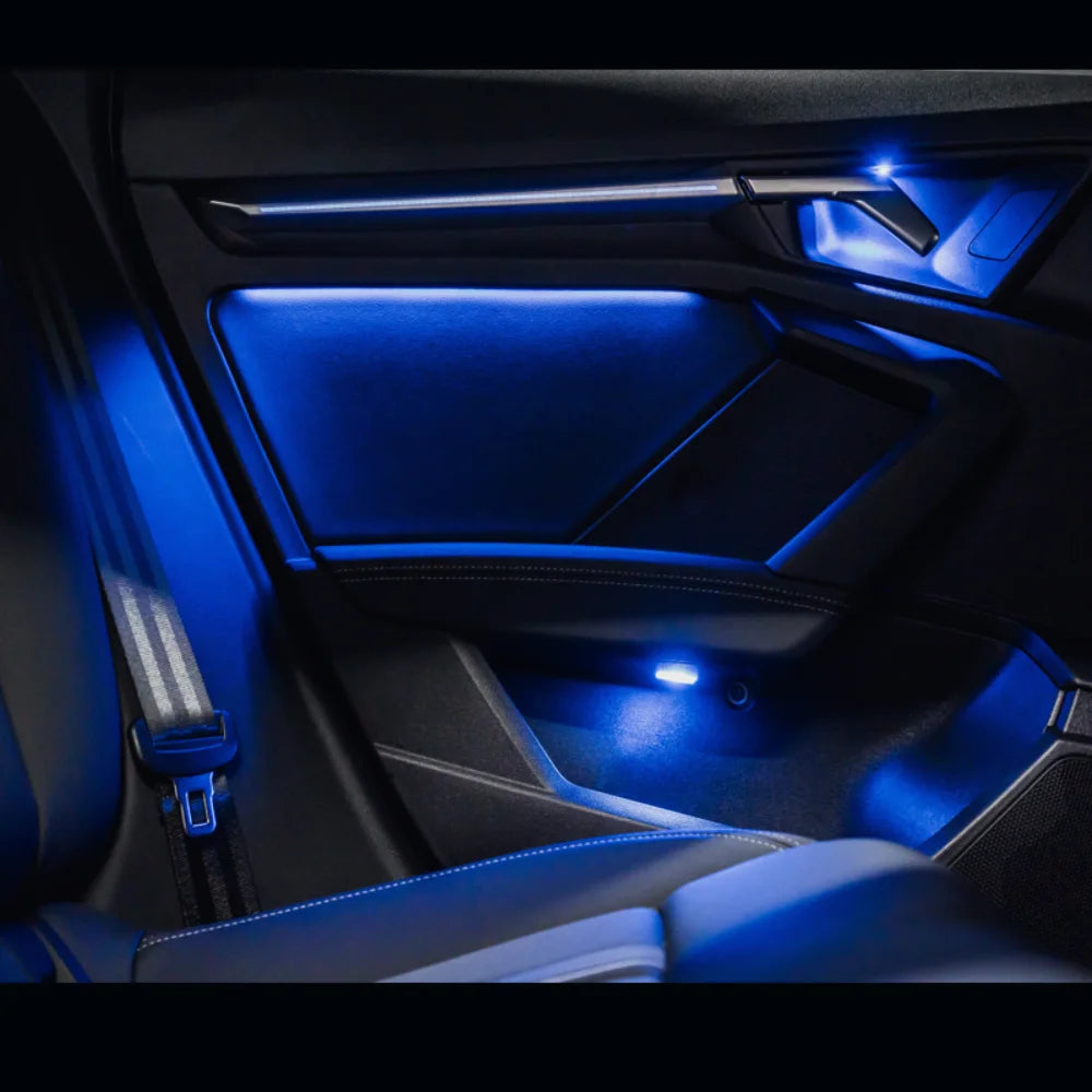 Screen APP Control LED Atmosphere Lamp Decorative Centre Console Strip Ambient Light For Audi A3 2021-2024 Saddle Panel Lamp