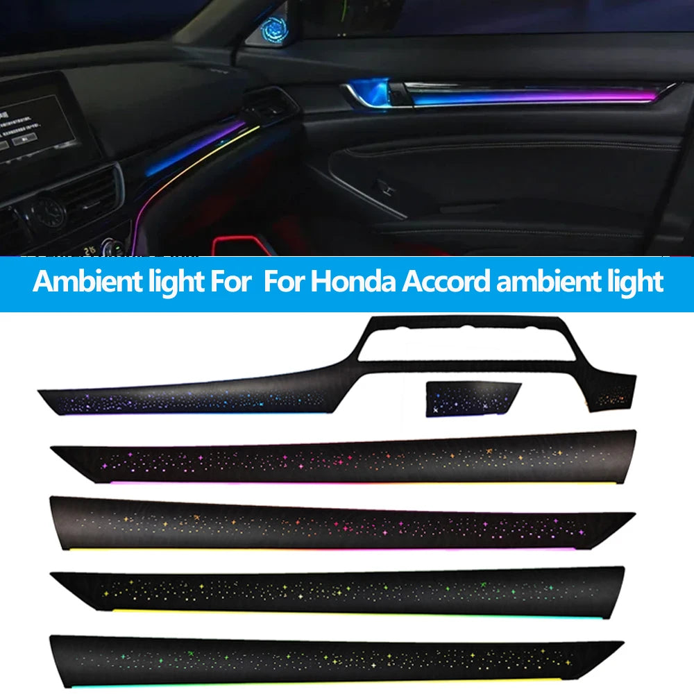4D Rotating Tweeter Ambient Light  For Honda Accord 2018-2022 Atmosphere RGB Ambiente Lamp Kit Backlight environmental