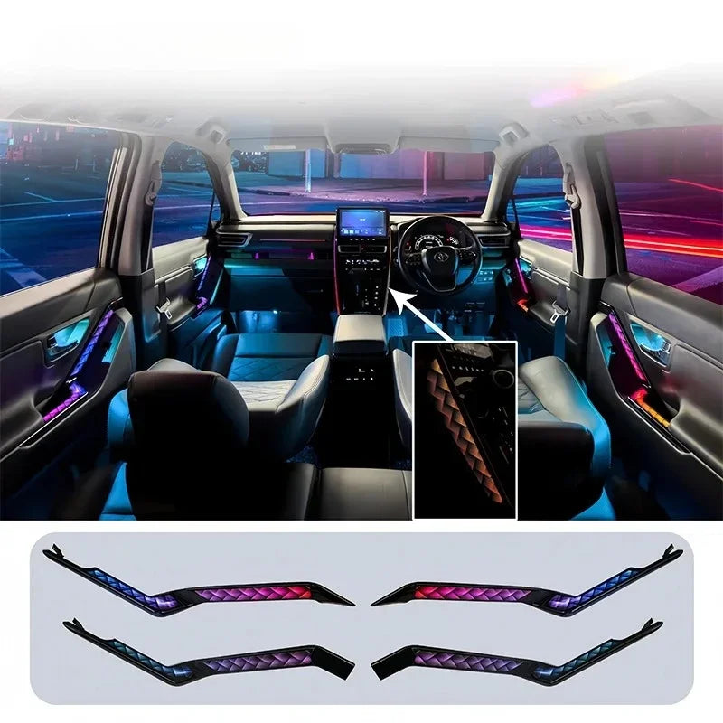 Car RHD Interior For Toyota Innova Hycross 2022-2025 Ambient Light 12V 3-5W Full Vehicle Environmental Lighting System