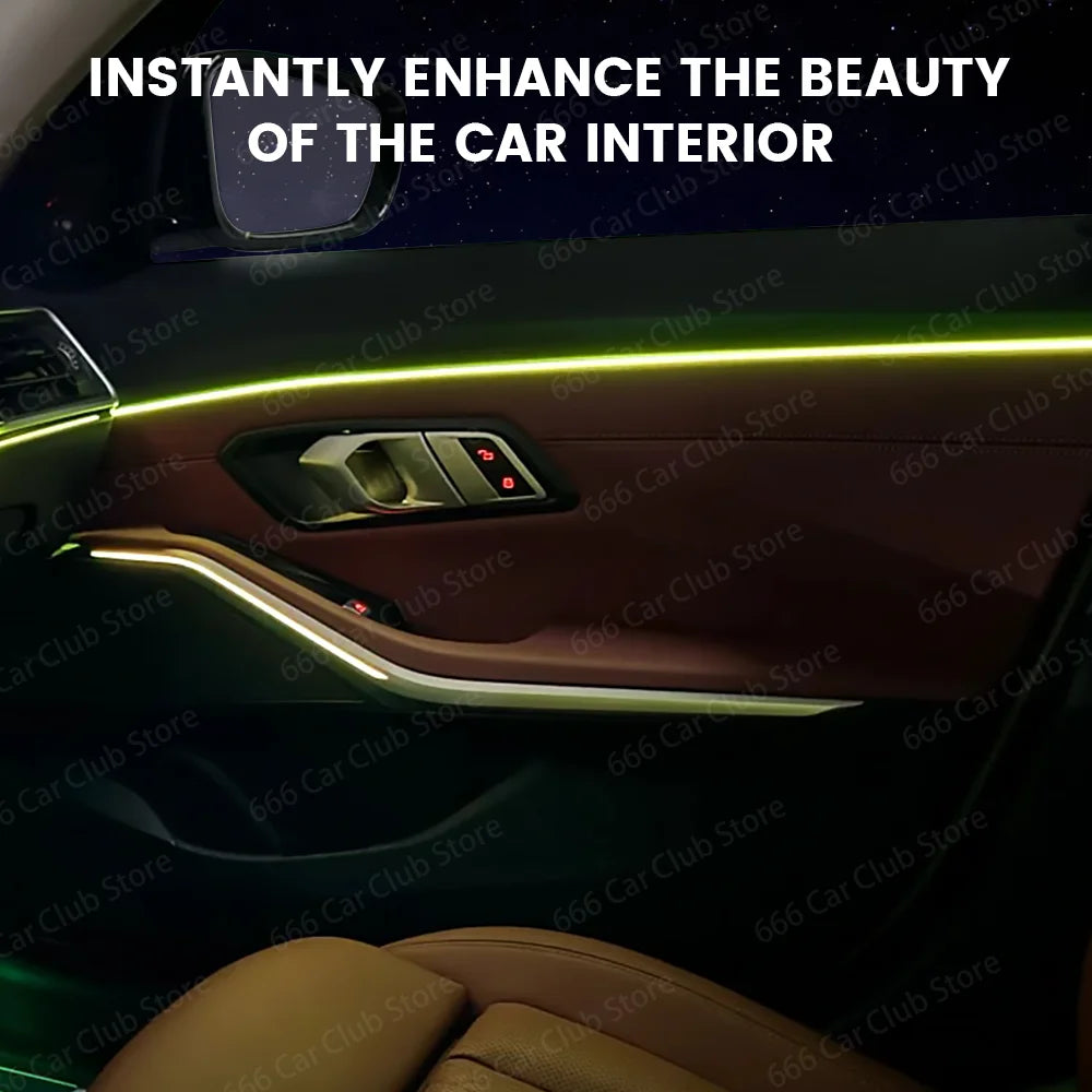 11 Colour Door Decorative Light For BMW X5 X6 X7 G05 G06 G07 Indoor Modification Accesso 4-door Soft LED Ambient Light