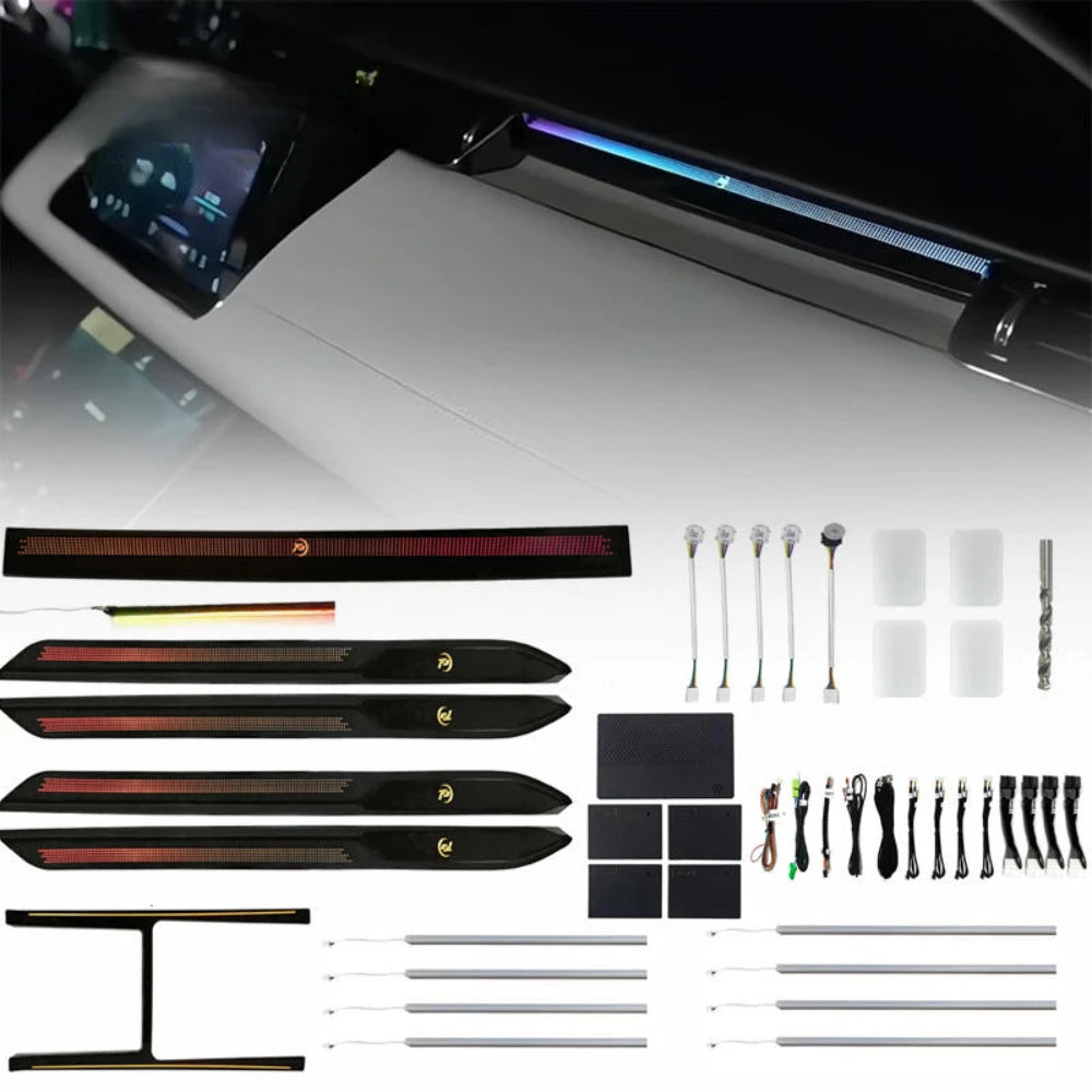 Auto Lighting Systems for the Land Rover Evoque 2020-2024 Interior LED 64-color Symphony Car Ambient Lighting Decoration