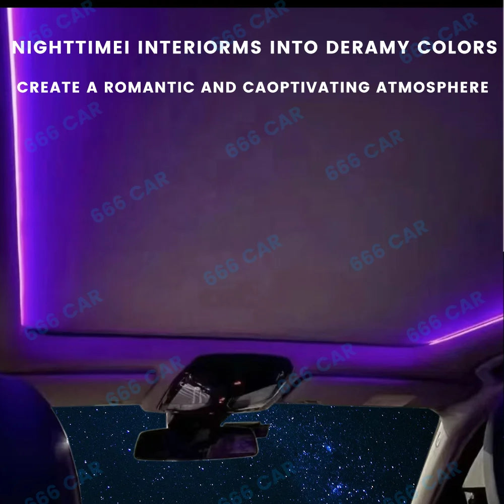 11 Colour LED Skylight For BMW 3/5/6/7 Series G20 G30 G01 G05 X3 X4 X5 X6 X7 6GT Car Roof Panoramic Sunroof Light Ambient Lights