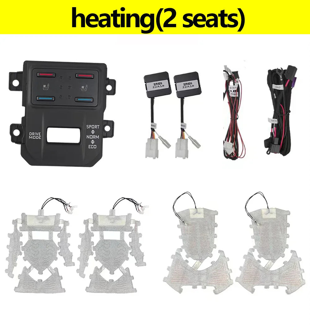 Car Seat ventilation Cooling Blower For Toyota Highlander 2022-2024 Seat cooling heating Intelligent Backrest fan button control