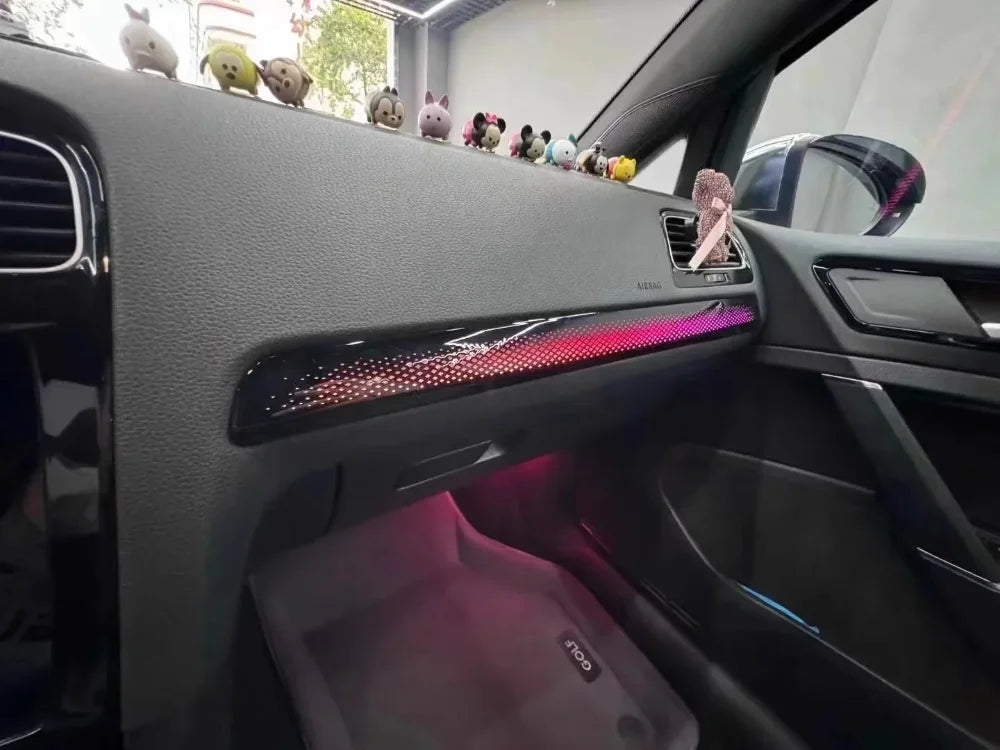 Car LHD/RHD 64-Color Ambient Lighting Kit 2014-2021 For Volkswagen Golf 7 MK7 LED Synchronized Rainbow Interior Lighting