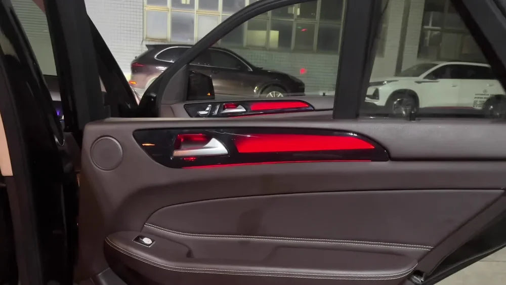 Auto Interior Lighting For Mercedes-Benz X166 ML/GL/GLE/GLS Dynamic 64-color LED Symphony Rainbow Ambient Light Accessories