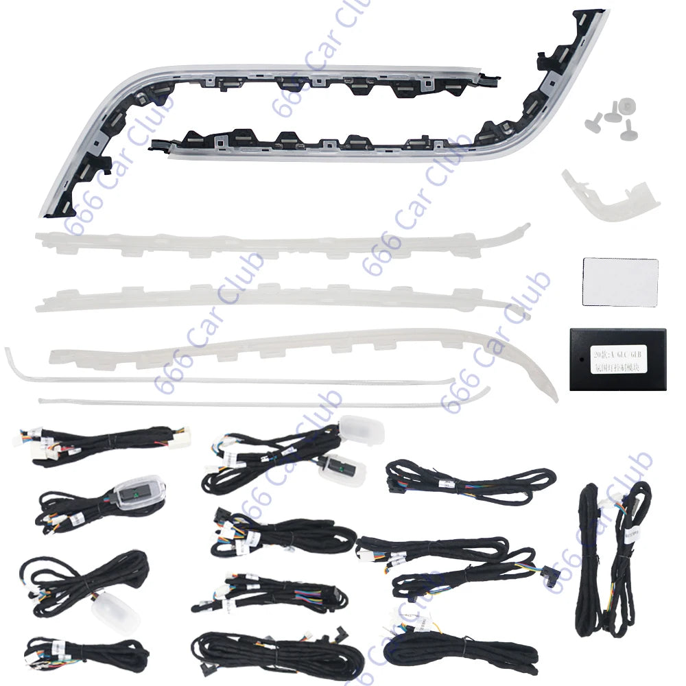 64 Colours Ambient Light For Mercedes Benz W177 W118 W247 A/B/CLA/GLA/GLB Class RGB LED Air Vents Car Door Seats Decorative Lamp