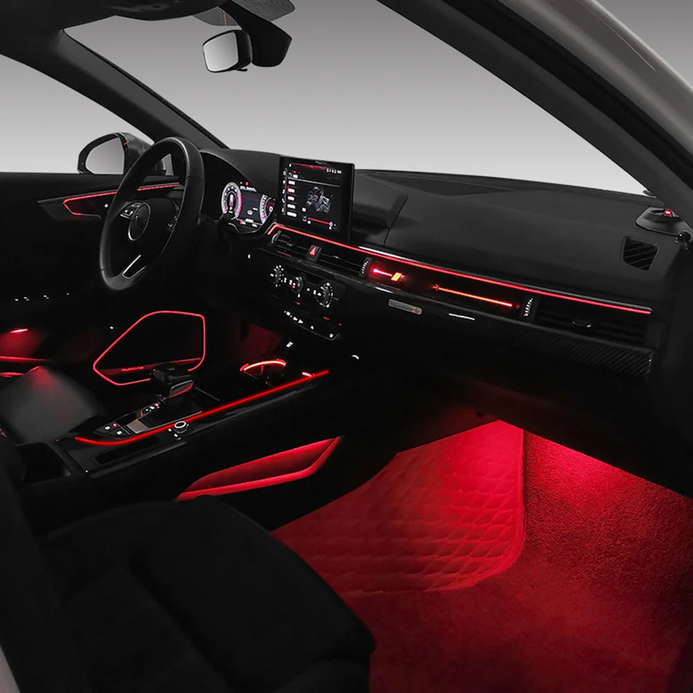 For Audi A4 S4 A5 S5 B9 2016-2025 Center Console Dashboard Ambient Light LED Strip Decorative Lamp