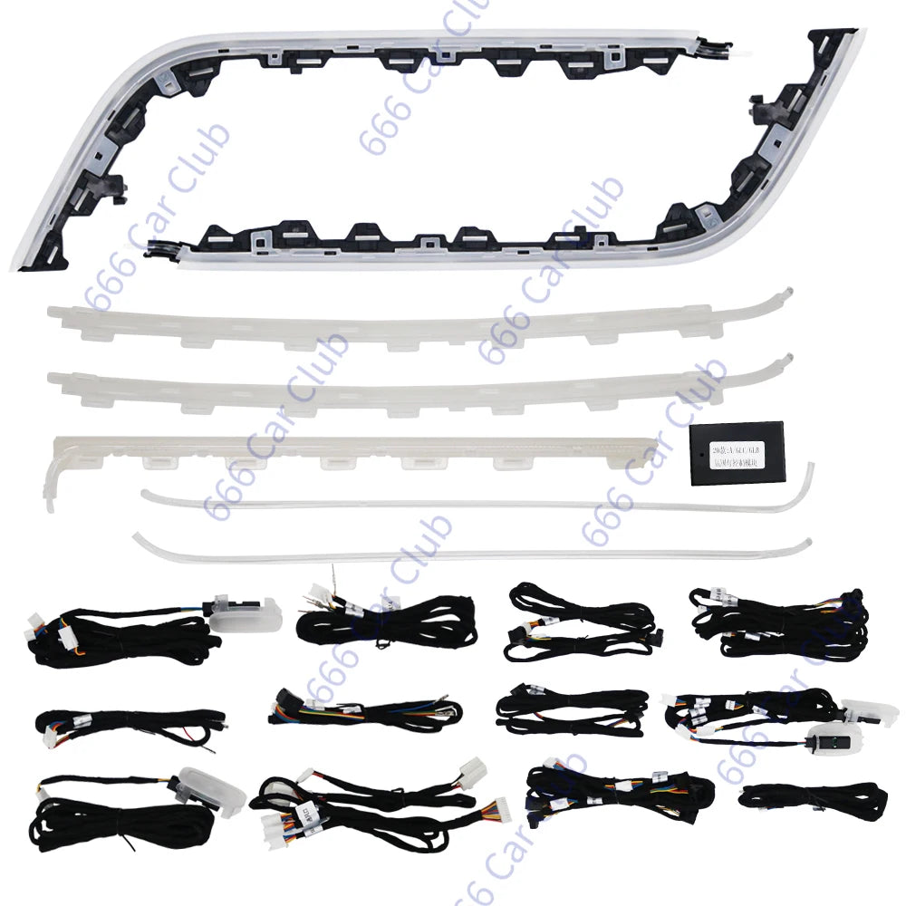 64 Colours Ambient Light For Mercedes Benz W177 W118 W247 A/B/CLA/GLA/GLB Class RGB LED Air Vents Car Door Seats Decorative Lamp