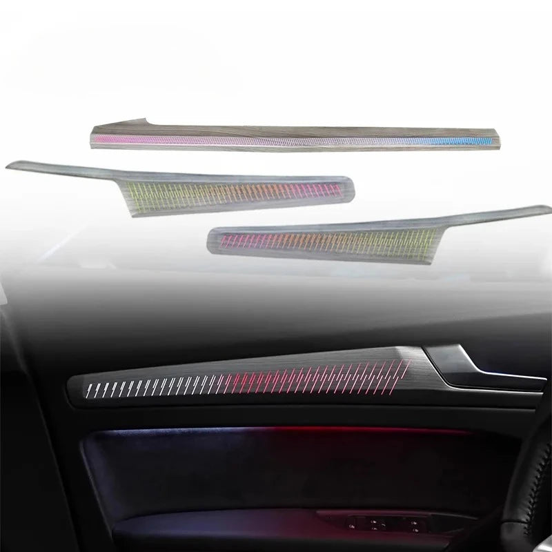 OEM Upgrade Automotive Interior Ambient Lighting 64-color LED Symphony Atmosphere Lamp Accessories For Audi Q5L 2018-2025