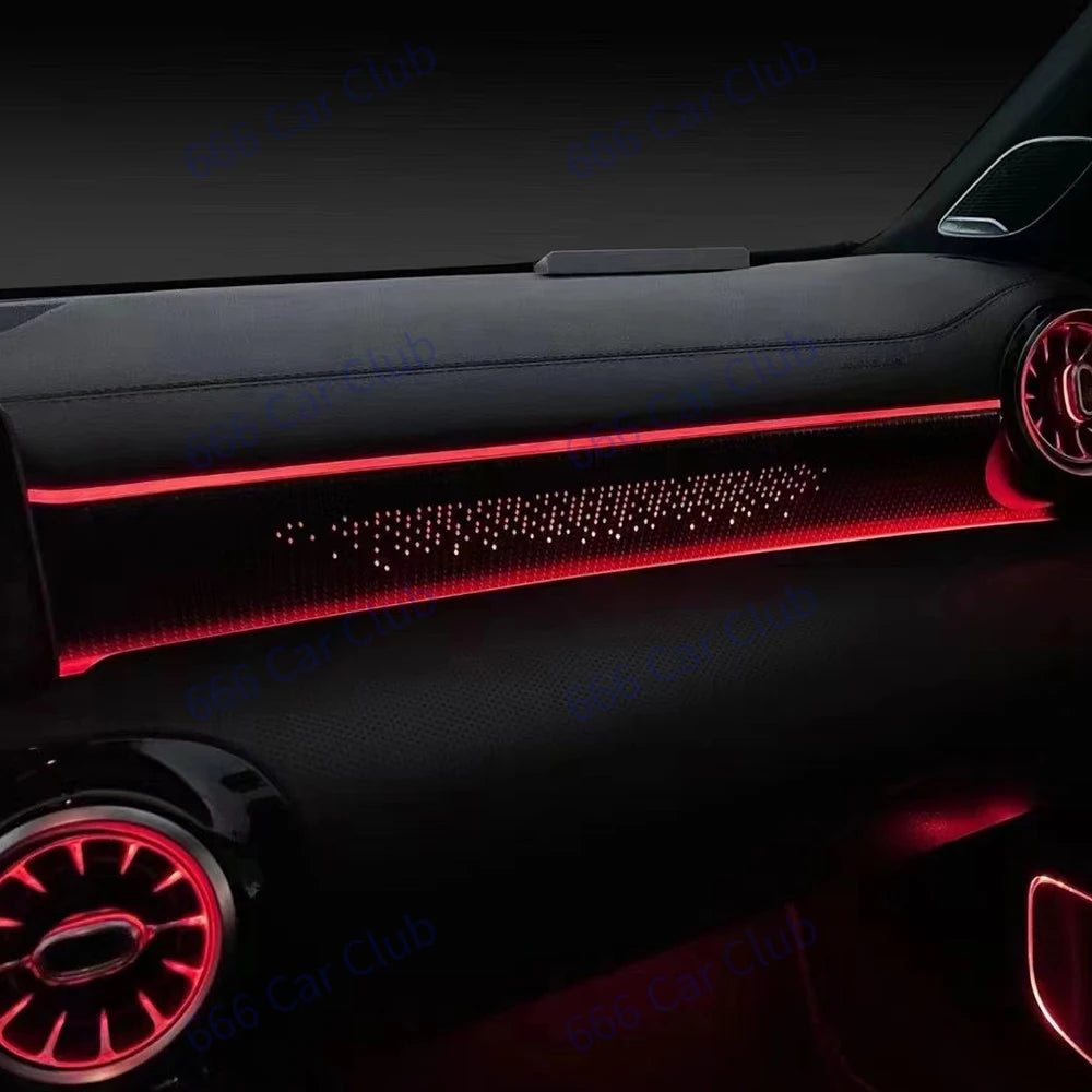 64 Colours Co Pilot Star Light Trim Panel For W177 W118 A Class CLA Car Dashboard Starry Sky Decorative Lamp Ambient Light Refit