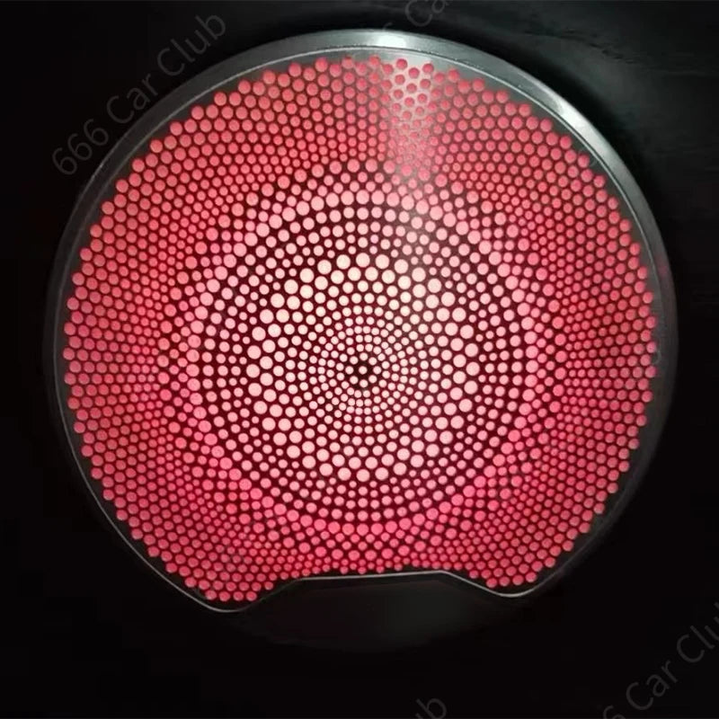 64 Colours LED Car Door Luminous Speaker Cover For Mercedes Benz W205 X253 W213 W238 Coupe Sound Metal Decoratio Ambient Light