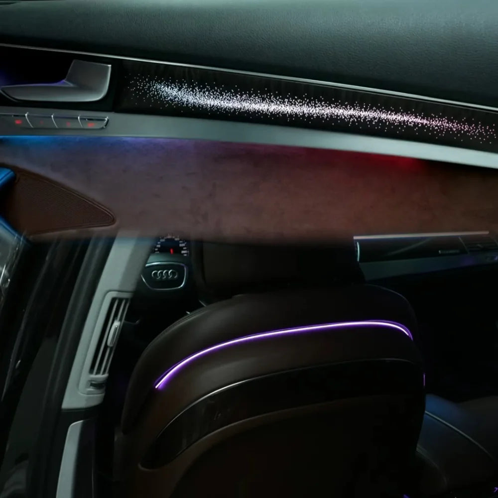 Upgrade Car Interior 64-color Ambient Lighting For Audi A8 A8L Models 2011-2017 Colorful Symphony LED Ambient Light Kit