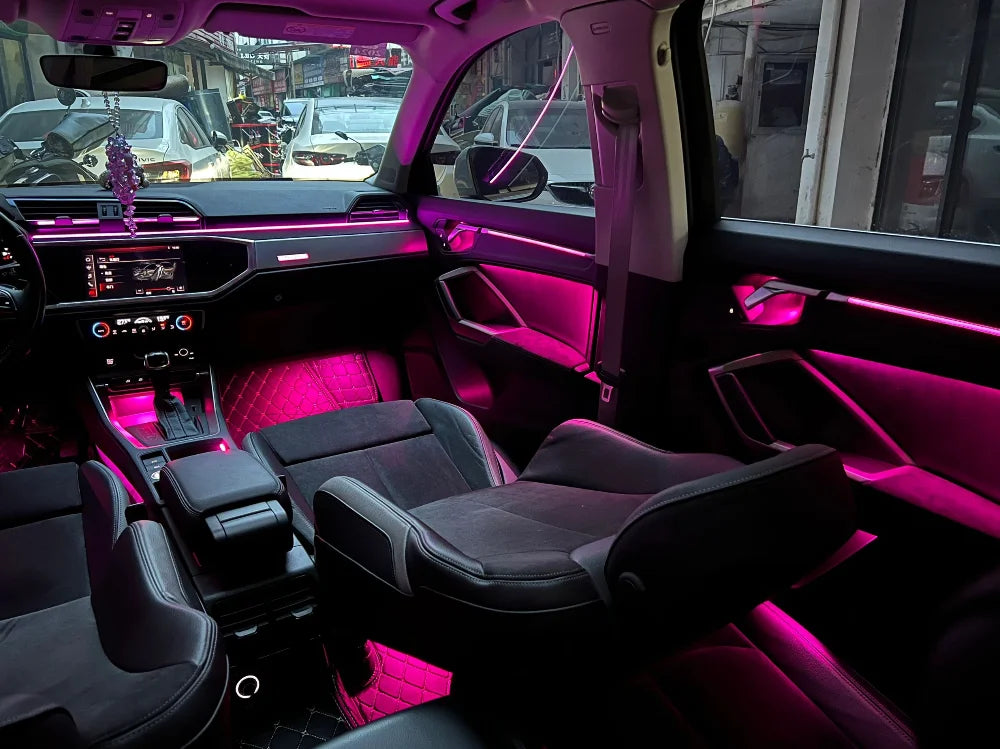 Ambient Light For Audi Q3 2019-2025 environmental Backlight Atmosphere Lamp Kit Symphony Interior LED Lighting Accessories