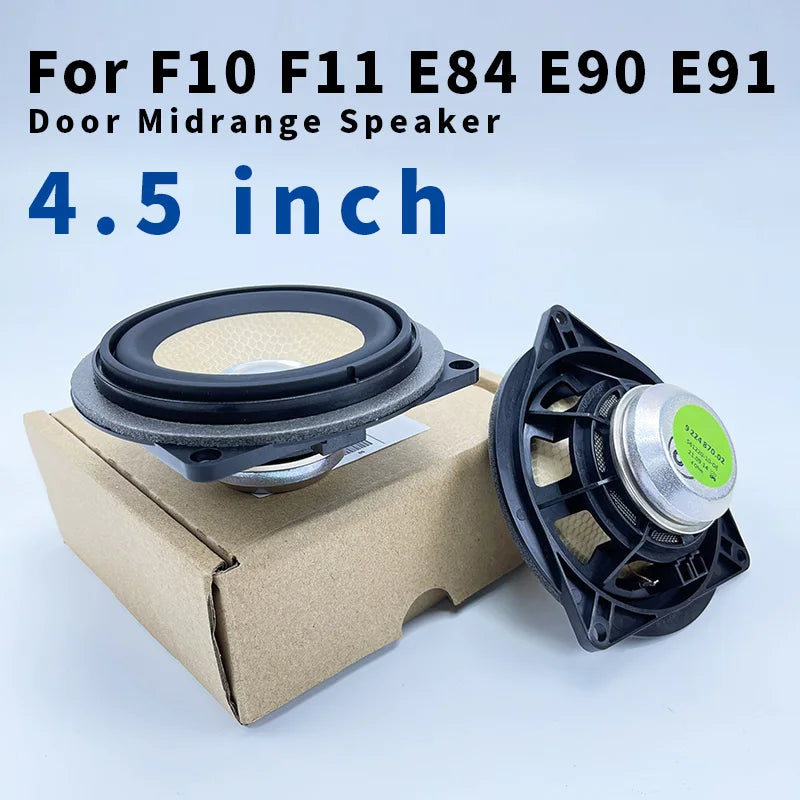 4.5 Inch Car Door Midrange Speaker For BMW F10 F11 E90 E91 E92 E93 E81 E84 5 3 X1Series Loudspeaker Audio Sound Accessories Horn