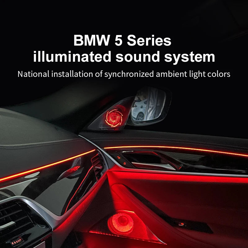 For BMW  G30 G31 Lighting Cover Audio Upgrade LQ Plug and Play Center Speaker Tweeter Midrange Horn Subwoofer DSP Amplifier